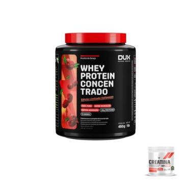 Imagem de Kit Whey Protein Concentrado Halloween 450g Pirulito de Cereja + Creatina Health Labs 300g