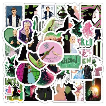 Imagem de Adesivos Wickeds Waterproof Vinyl Anime 54 unidades/lote 5-7 cm