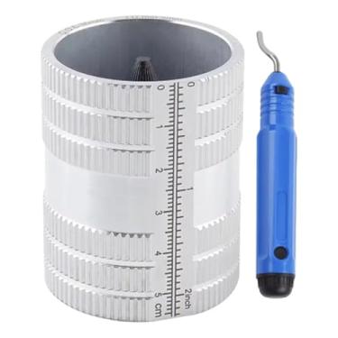 Imagem de Generic Acessório para alargador de tubos de 1/4" a 1-3/8". Ferramenta versátil para chanfrar e rebarbar tubos de cobre, latão, alumínio e PVC, com Acessório