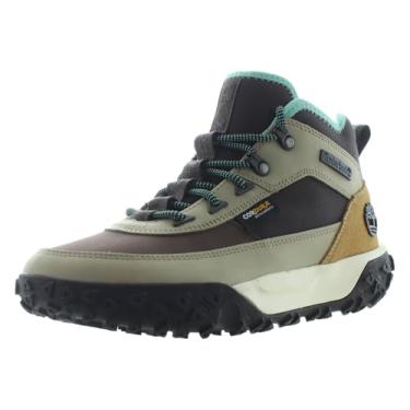 Imagem de Timberland Greenstride Motion 6 Bota masculina de couro Super Ox para caminhada, Couro marrom claro/marrom, 45