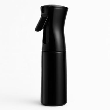 Imagem de Borrifador Spray de Névoa Contínua 200ml Refilável para Cabelos, Plantas e Limpeza – Jato Fino e Uniforme (PRETO)