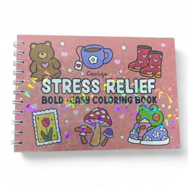 Imagem de Livro de Colorir Antiestresse – Edição com Capa Holográfica Premium, Ilustrações Criativas para Relaxamento e Criatividade (Rosa)