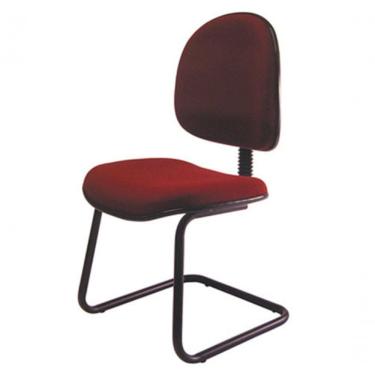 Imagem de Cadeira Executiva Universitária Base Fixa em S Vermelho