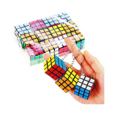Imagem de Cubo Mágico Mini De 3cm Para Crianças, Brinquedos Educativos, 12 Peças
