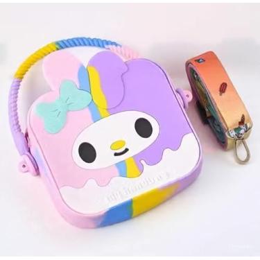 Imagem de Bolsa Cute Infantil em Silicone – Personagem Adorável, Alça Regulável, Para Passeios (COLORIDA)