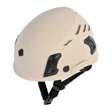 Imagem de KiBcsLic Capacete de escalada, capacete, respirável, versátil e ajustável, equipamento de proteção, semicircular para montanhismo, skate e outros