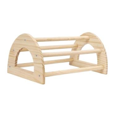 Imagem de Generic Poleiro de Madeira Fácil de Limpar para Pássaros, Papagaios E Pintinhos.
