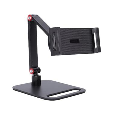 Imagem de Luocute Suporte Portátil Dobrável para Tablet, Suporte de Mesa Ajustável Giratório de 360 ​​graus Com Base de Aço Carbono Estável, para Telas de 6 a 17,3 Polegadas, Telefones e Tablets