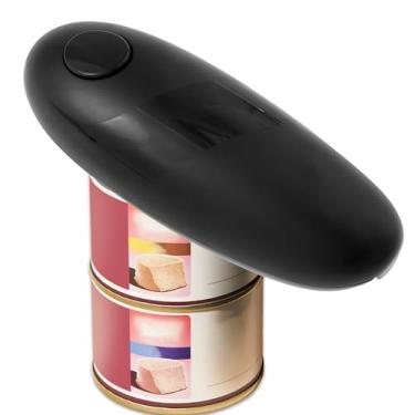 Imagem de Abridor de latas elétrico com menos esforço para abrir um único toque, abridor de latas elétrico automático operado por bateria, para latas redondas e quadradas de vários tamanhos para idosos