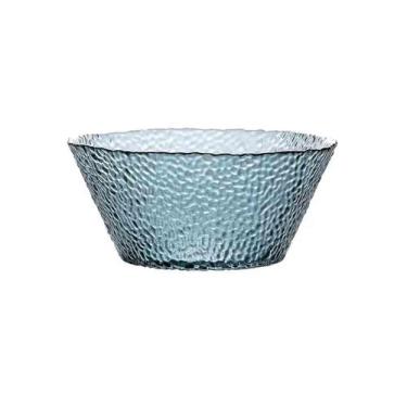 Imagem de Fruteira Tigela de frutas ondulação de água tigela de frutas placa decorativa de vidro casa lanche placa de doces placa de frutas Decoração de mesa(Blue)