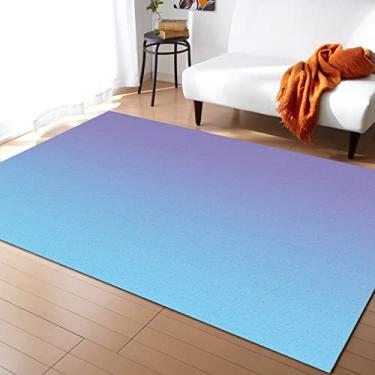 Imagem de Tapete roxo azul ombré, tapetes para sala de estar, quarto, decoração de quarto de crianças, tapetes antiderrapantes para área de 10 x 1,8 m, decoração de quarto, tapete estético, decoração de casa,