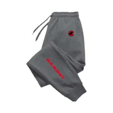 Imagem de Calças Esportivas Casuais Masculinas Estampadas Grossas Para Atividade