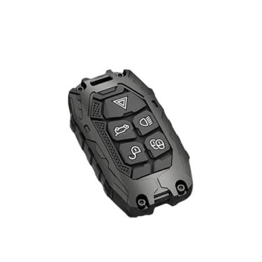 Imagem de Capa para chave remota de carro, compatível com land rover range sport evoque freelander velar discovery 4 jaguar xe xj xf guitarra(A gun shell)