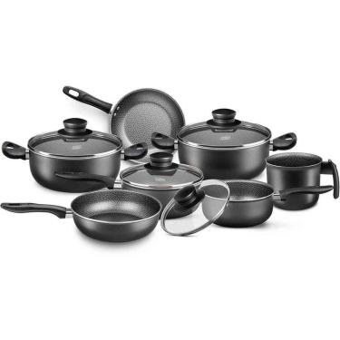 Imagem de Conjunto Panelas Madri Grafite 7 Peças MTA