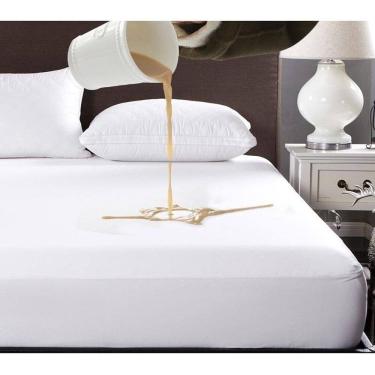 Imagem de Protetor De Colchão Impermeável Poliéster King 193x203x40cm - Kacyumara