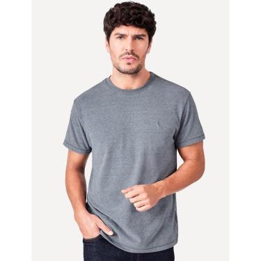 Imagem de Camiseta Reserva Masculina Regular Mescla Touch Azul Marinho-Masculino