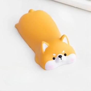 Imagem de Mousepad, acessórios para computador, apoio para pulso, teclado de mesa, apoio para as mãos com estampa de animais de desenho animado (Marrom)