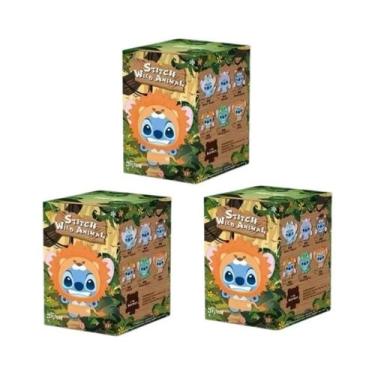 Imagem de Caixa Surpresa Da Série Animais Selvagens Stitch, Pingente De Vinil E 