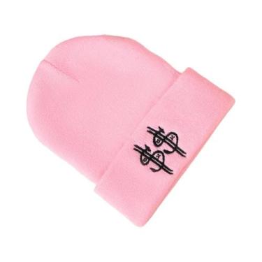 Imagem de Gorro Unissex Quente Bordado Estilo Hip-Hop Multifuncional Para Casal 