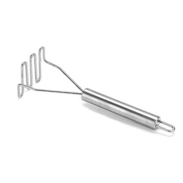 Imagem de Espremedor de batata de aço inoxidável durável, triturador de purê de legumes para casa e cozinha