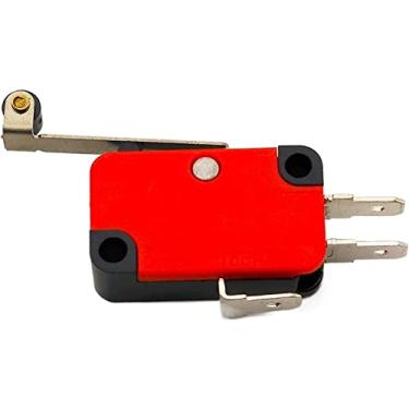 Imagem de Interruptor de limite, 10 peças micro interruptor de limite longo articulado rolo alavanca braço ação de encaixe
