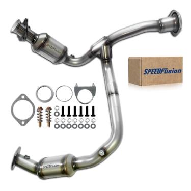 Imagem de SPEEDFusion Conversor catalítico compatível com Chevrolet Silverado 1500/Tahoe/Avalanche/Suburban 1500 2007 2008, GMC Sierra 1500/Yukon/Yukon XL 1500 4.3L 4.8L 5.3L 5.8L, 6.0L Catalytic Converter EPA