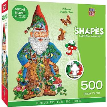 Imagem de Baby Fanatics 32288: Contornos - Quebra-cabeça em forma de gnomo de jardim 500 peças
