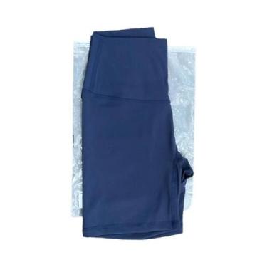 Imagem de Shorts De Yoga Femininos De Cintura Alta, Ajuste Slim, Levanta O Bumbu