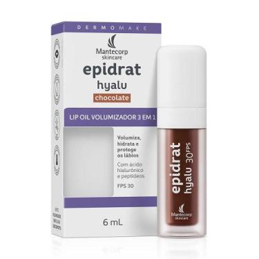 Imagem de Lip Oil Volumizador Labial Epidrat Hyalu Chocolate - 16g