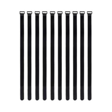 Imagem de Fita Mágica De Nylon Reutilizável 10 Peças, Fitas De Gancho E Laço Aut