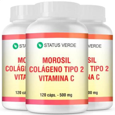 Imagem de 3 Potes Extrato Laranja Moro com Colágeno e Vitamina C Kit 360 Cáps - 