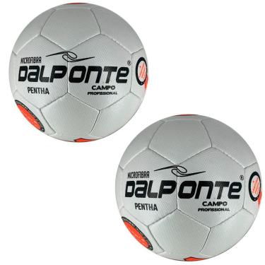 Imagem de Kit 02 Bola Campo Dalponte 81 Pentha Microfibra Costurada À Mão-Masculino