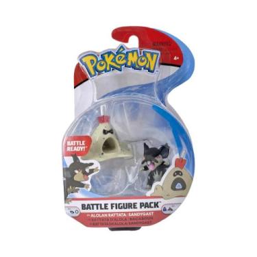 Imagem de Figuras De Batalha De Pokémon Alolan Rowlet Litten Wobbuffet Rattata S