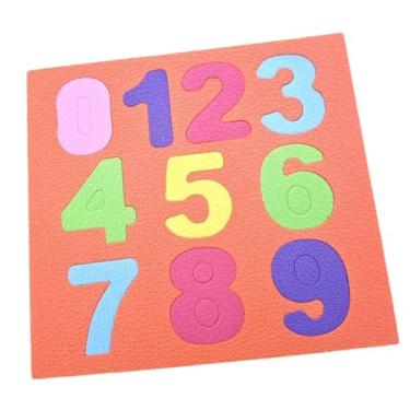 Imagem de Luwecf Quebra-cabeças de Espuma EVA com Formas Geométricas para Educação Infantil, Brinquedo para Limpeza de Azulejos, Ideal para Crianças, Jardim de Infânci, Número