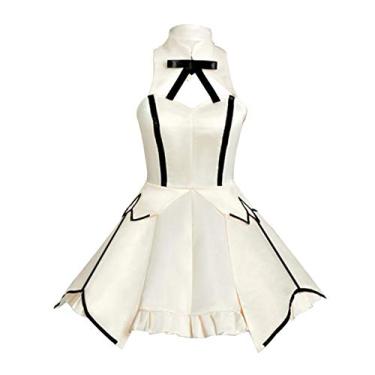 Imagem de CHUANHUA Vestido cosplay SABER Altria Pendragon Anime Alta Costura Senhora (2GG)
