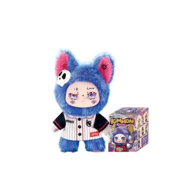 Imagem de CALEMBOU Plush Blind Box, Cute Kimmon Street Rock Series Soft Stuffed Keychain, Kawaii Mystery Vinyl Plush Bag Charms Collectible for Birthday Christmas