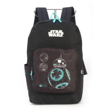 Imagem de Mochila Escolar Juvenil Menino Bolsa De Costas Star Wars-Unissex