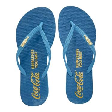 Imagem de Chinelo Coca Cola Feminino Sandália Estampa Refreshes CC4652 Rosa Pink-Feminino