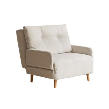 Imagem de KHUTRW3D Sofá-cama dobrável moderna, cadeira de dormir multifuncional, reclinável de encosto ajustável, para sala de estar, quarto, apartamento, cadeira de dormir com espaço pequeno