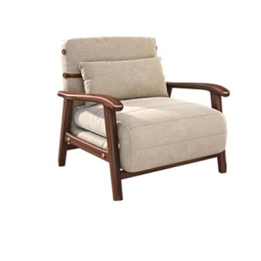 Imagem de Cadeira conversível moderna para sofá-cama, poltrona dobrável versátil, espreguiçadeira de lazer ajustável, poltrona reclinável para casa, escritório (branca)