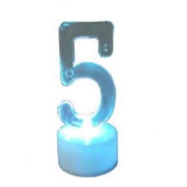 Imagem de Vela De Led De Número Pisca Para Decoração De Aniversário(5)