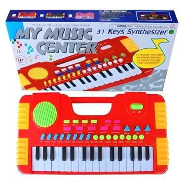 Imagem de Teclado Musical infantil Piano 31 Teclas 8 Sons e Função Gravador