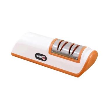 Imagem de Afiador De Facas Dobrável 4 Em 1 Com Pedras De Afiar Cônicas De Cerâmi