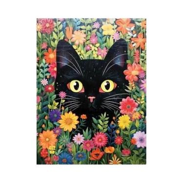 Imagem de Momoart gato pintura diamante animal colorido diamante mosaico imagem 