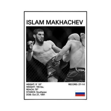 Imagem de Pôster Em Tela Lendas Do Boxe Preto E Branco - Arte Inspiradora Para A