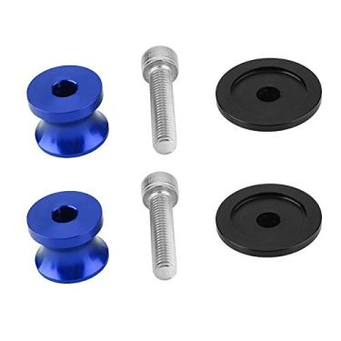 Imagem de Yinhing 2 Peças 6mm Mo Torcycle Cnc Suporte Traseiro Braço Oscilante Bobinas de Braço Oscilante Com Acabamento Azul Elegante para Maior Estabilidade e Desempenho para Corrida e Uso (Azul)