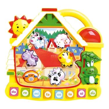 Imagem de Piano Musical Educativo Paradise - Dm Toys Dmt5529