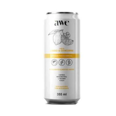 Imagem de Energético Sabor Limão e Gengibre Awe  355ml