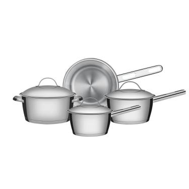 Imagem de Jogo De Panelas Tramontina 4 Peças Allegra Em Aço Inox