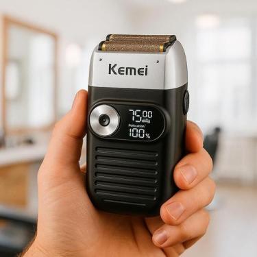 Imagem de Máquina Recarregável Portátil De Corte Profissional - Kemei